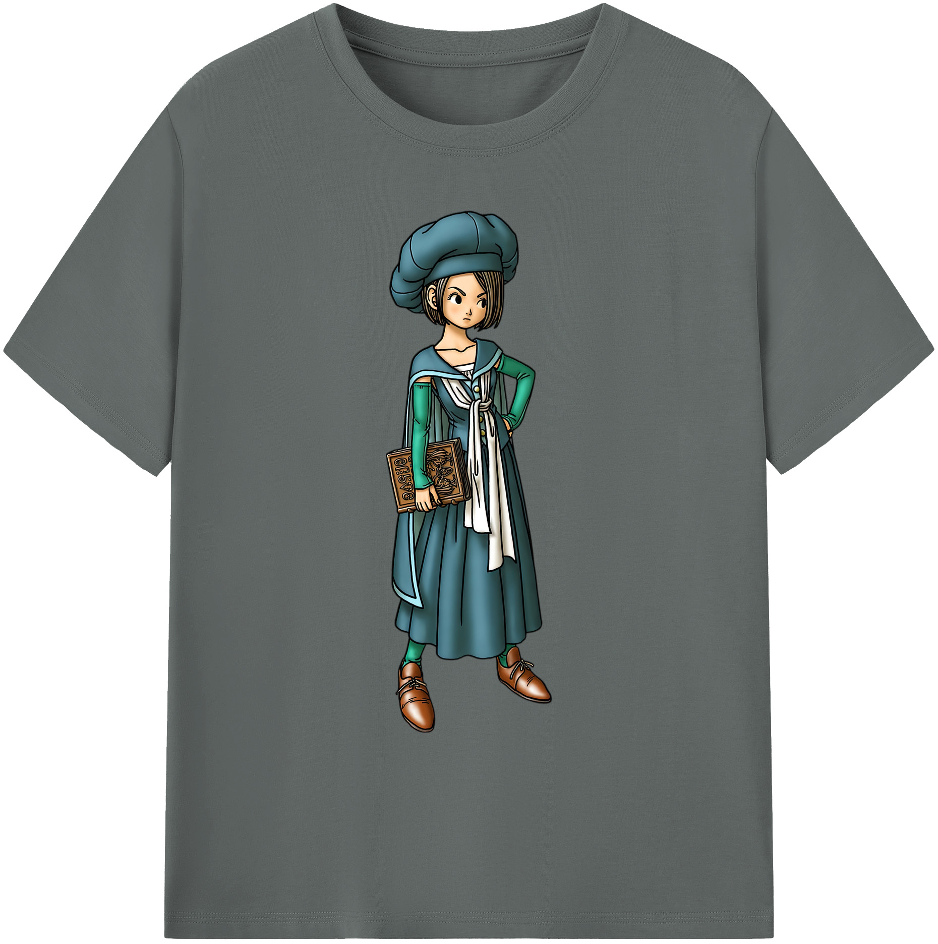 （画像用） ドラゴンクエスト Doragon Kuesuto Dragon Quest 綿100％ メンズ半袖Tシャツ｜肌触りやわらか＆通気性